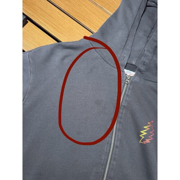 Spiritual Gangster X Grateful Dead Hooded Jacket Black Size Medium ( FLAWS ) - Picture 4 of 8